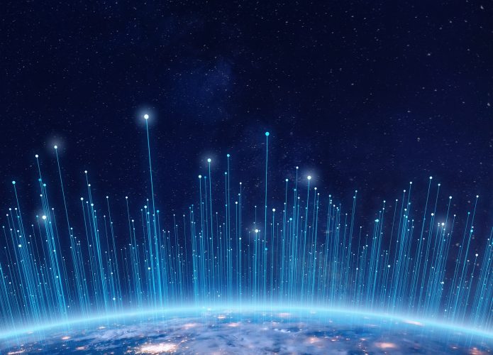 conectividade e internet fora do planeta terra