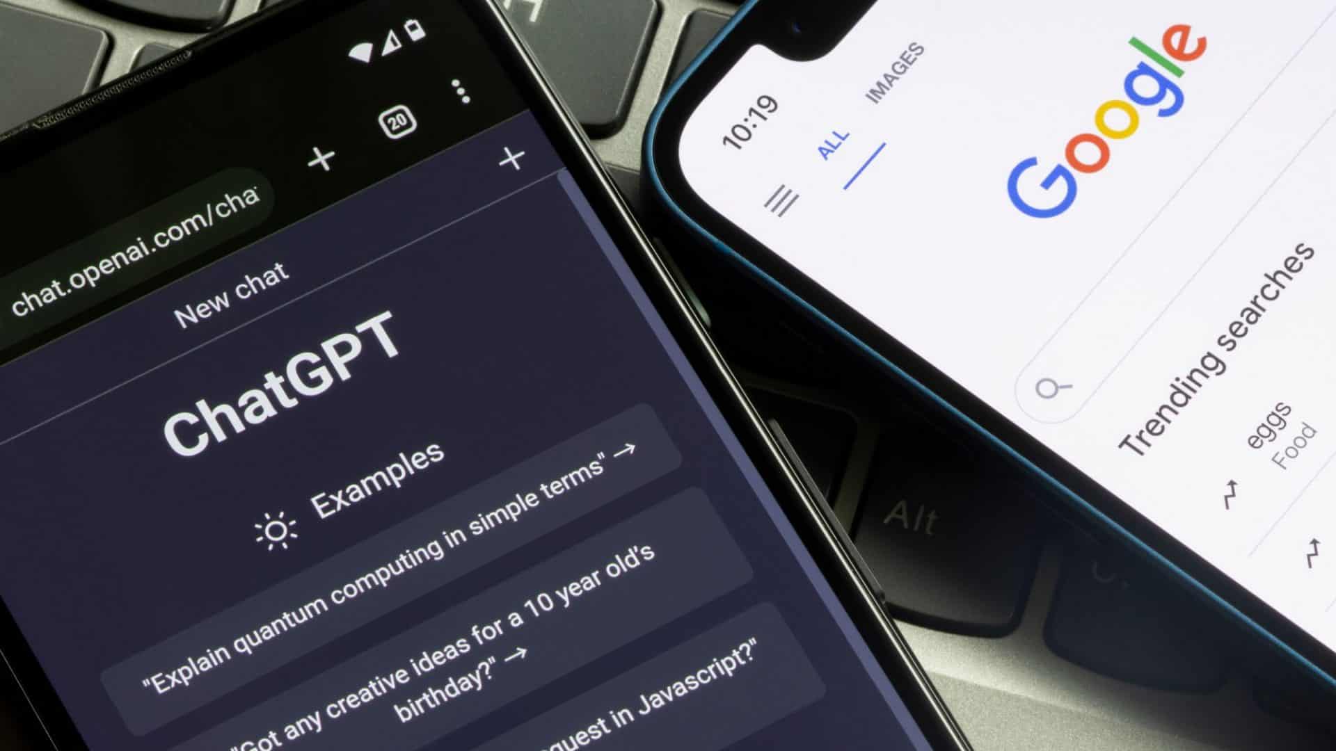 CHAT GPT X GOOGLE