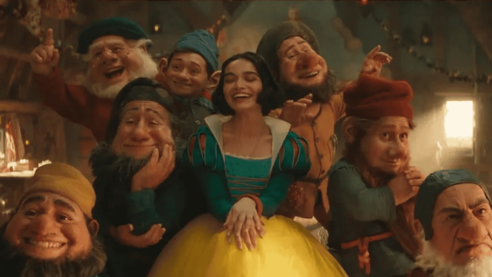 Cena do live-action de Branca de Neve