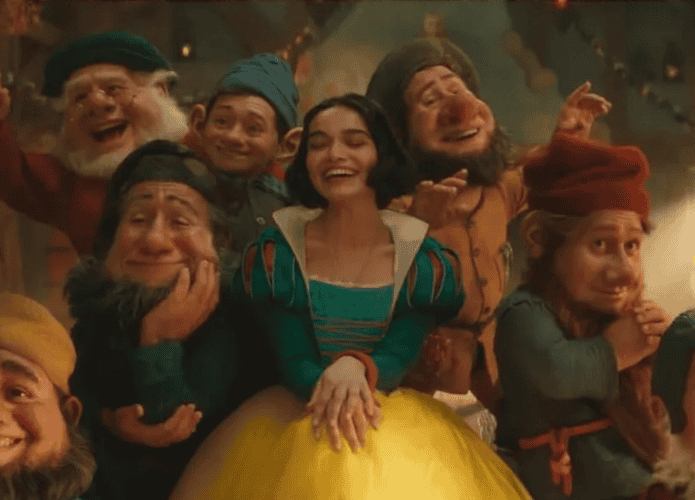 Cena do live-action de Branca de Neve