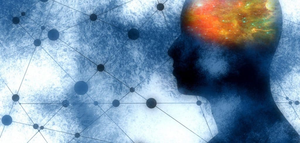 Desenho simbolizando saúde mental.