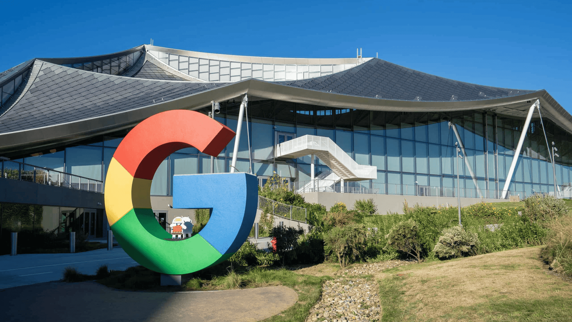 Fachada de prédio do Google