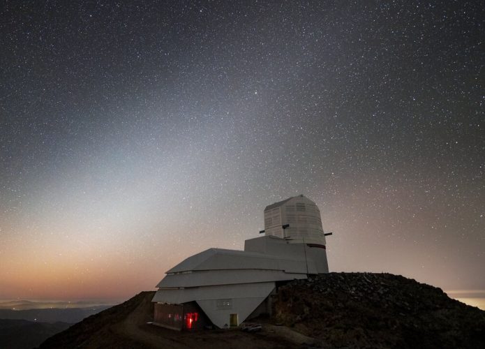 Observatório Vera C. Rubin, no Chile, que tem câmera LSST, a maior câmera digital do mundo, instalada