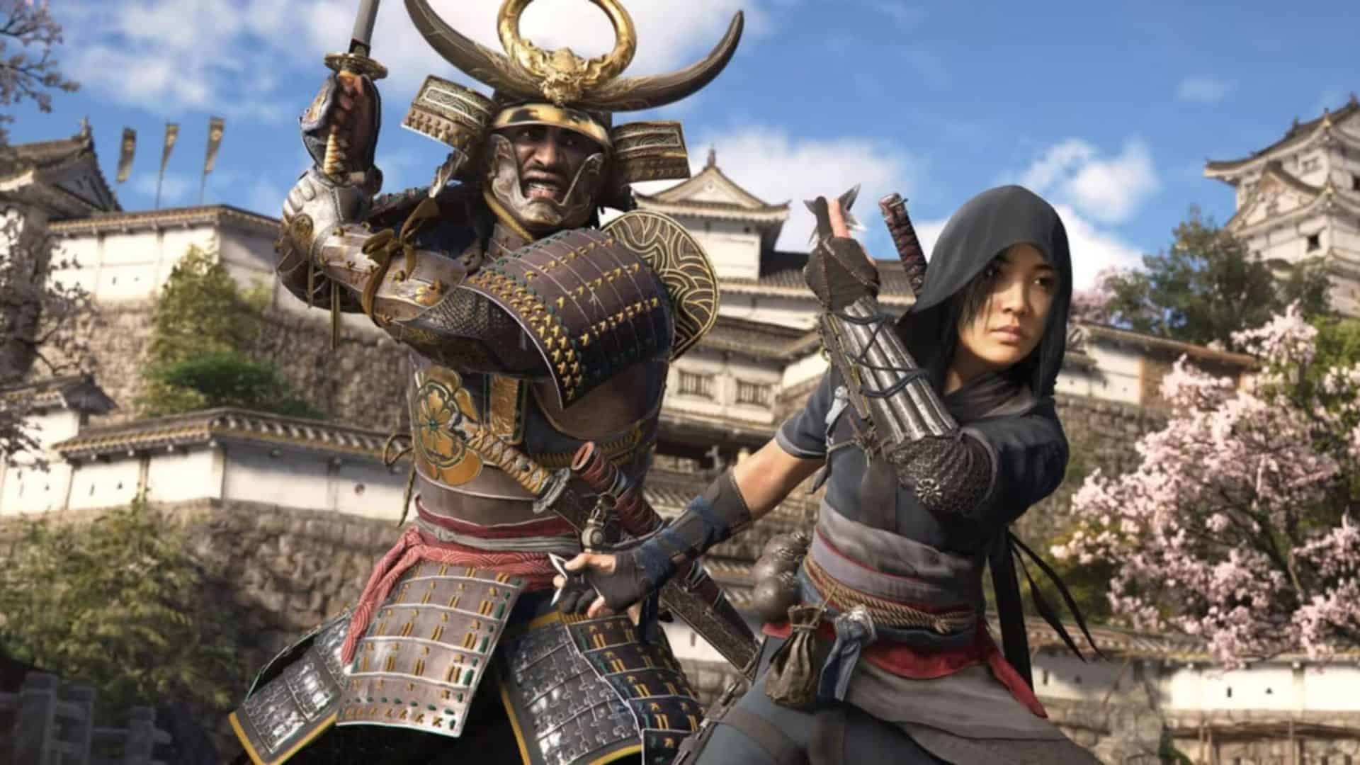 Yasuke e Naoe em Assassin's Creed Shadows