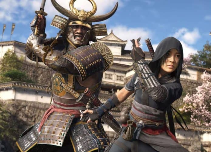 Yasuke e Naoe em Assassin's Creed Shadows