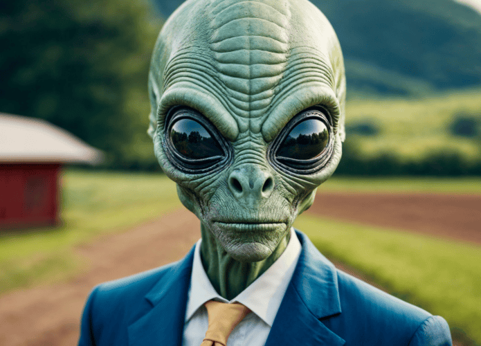 alienígenas verdes