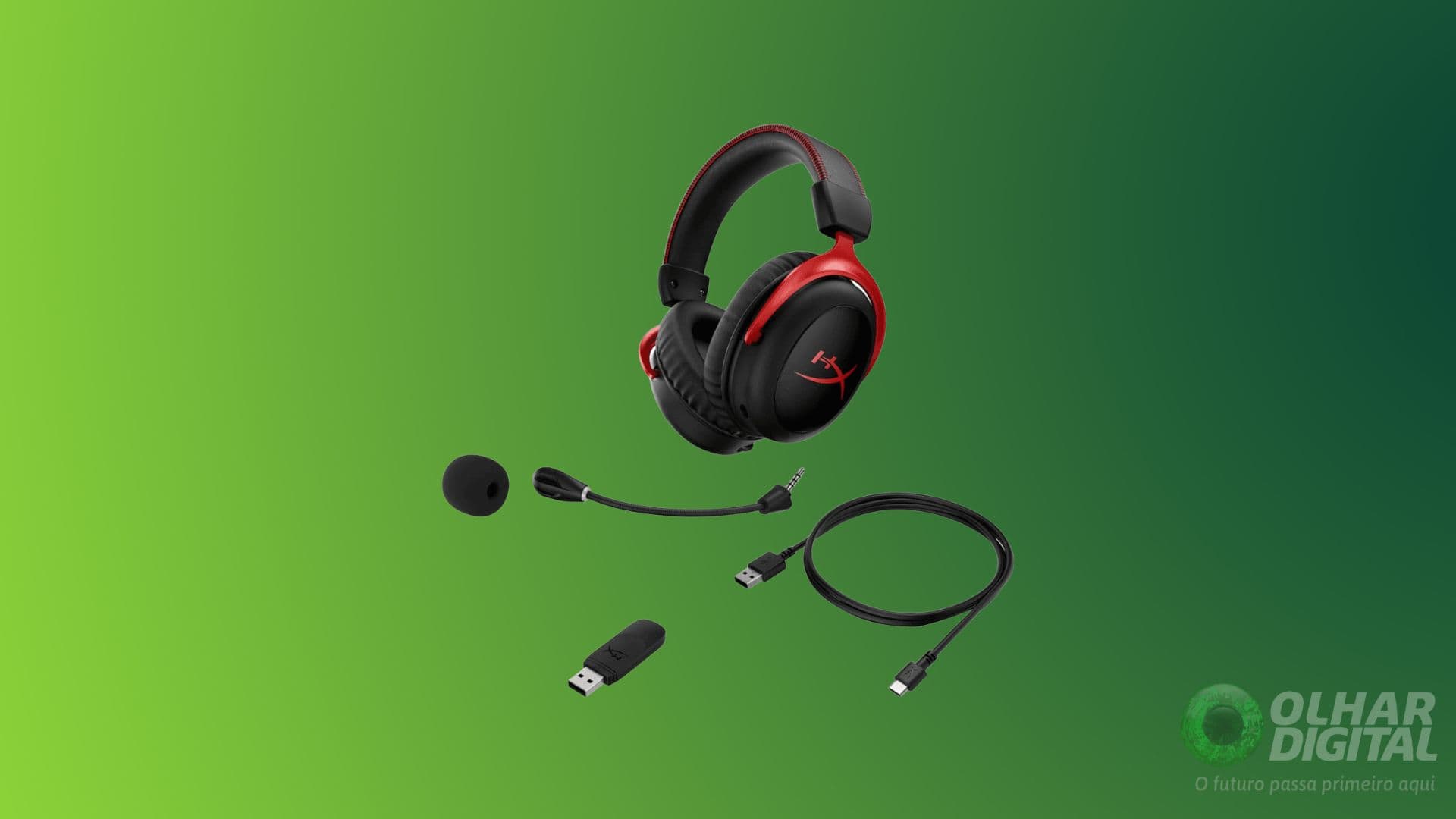 Fone de ouvido HyperX Cloud II Wireless