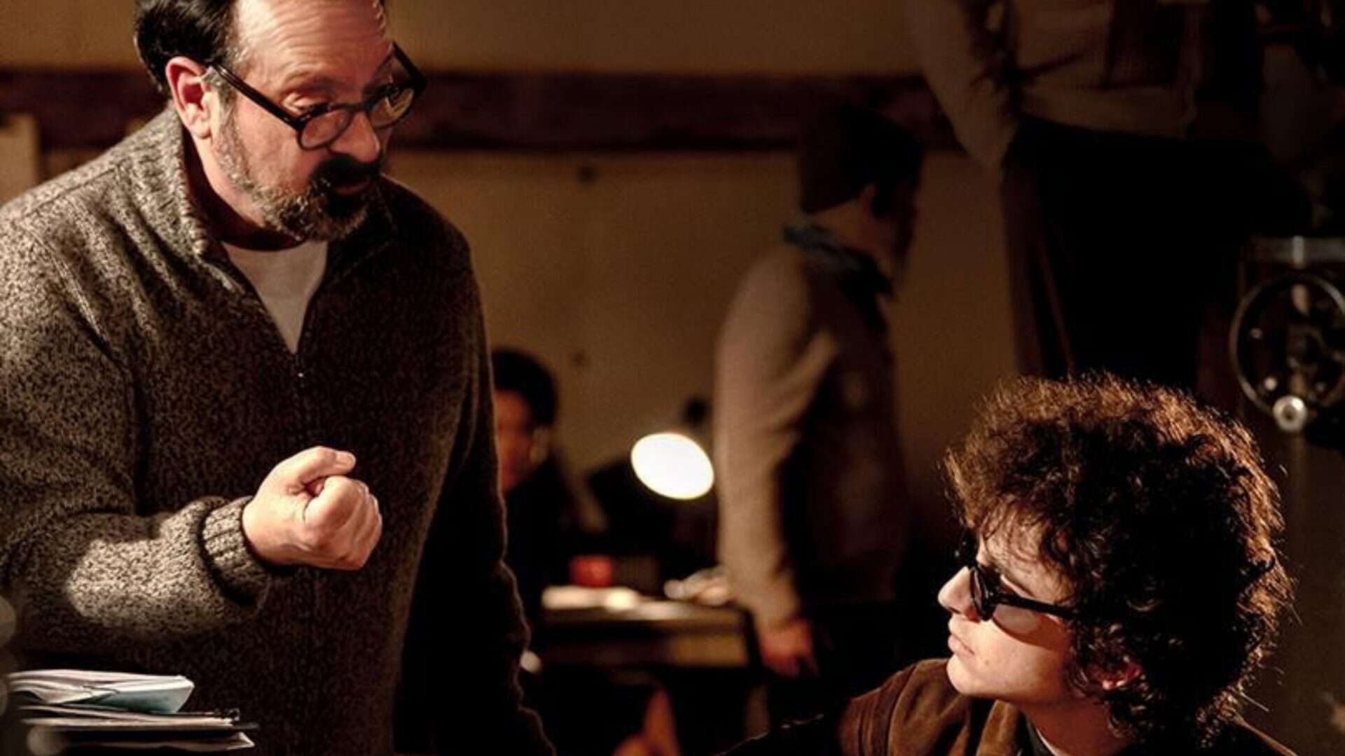 James Mangold no set de A Complete Unknown (2024)