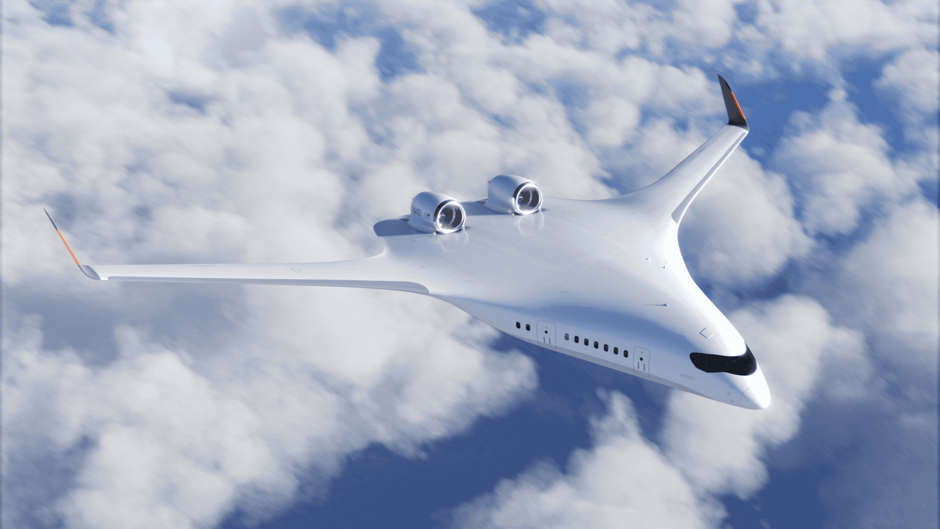 Avião com asa-mista da startup JetZero