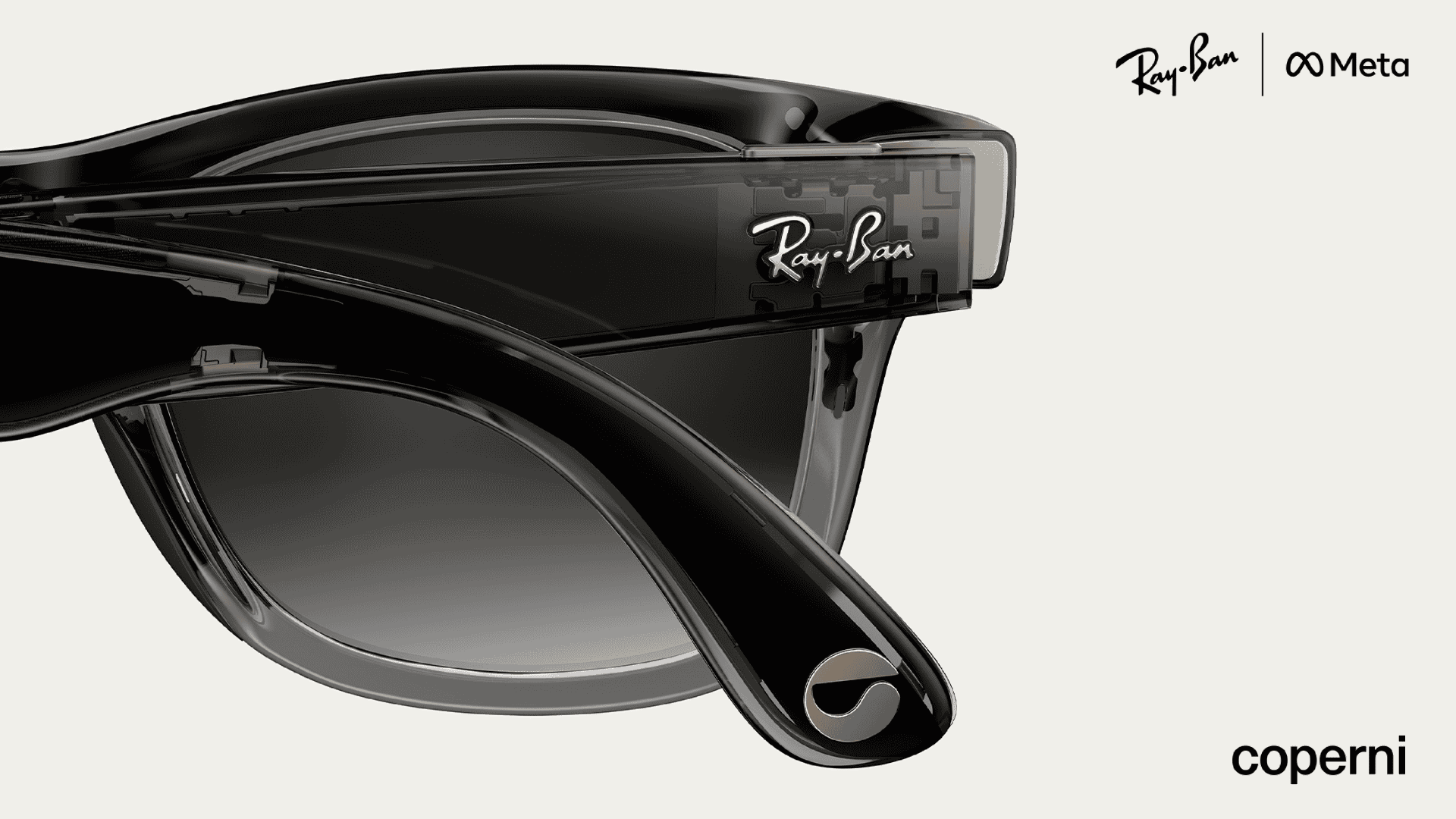 Óculos inteligentes Ray-Ban Meta em parceria com a Coperni