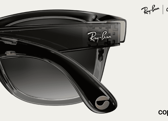 Óculos inteligentes Ray-Ban Meta em parceria com a Coperni