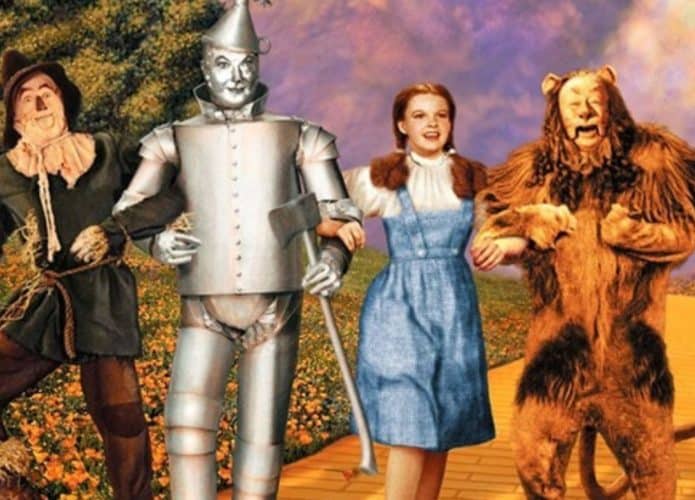 foto do elenco do filme o mágico de oz