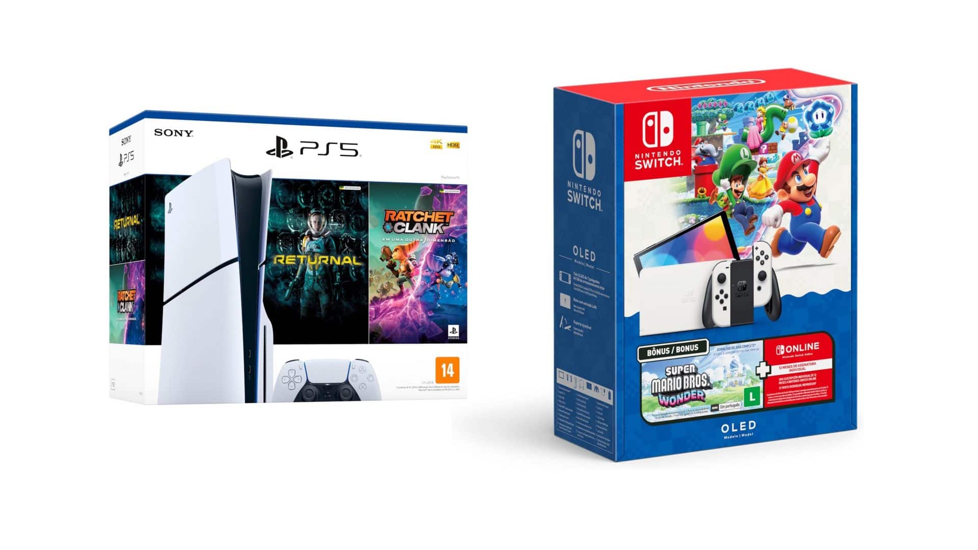 Games e consoles em oferta