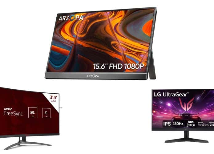 Monitores em oferta