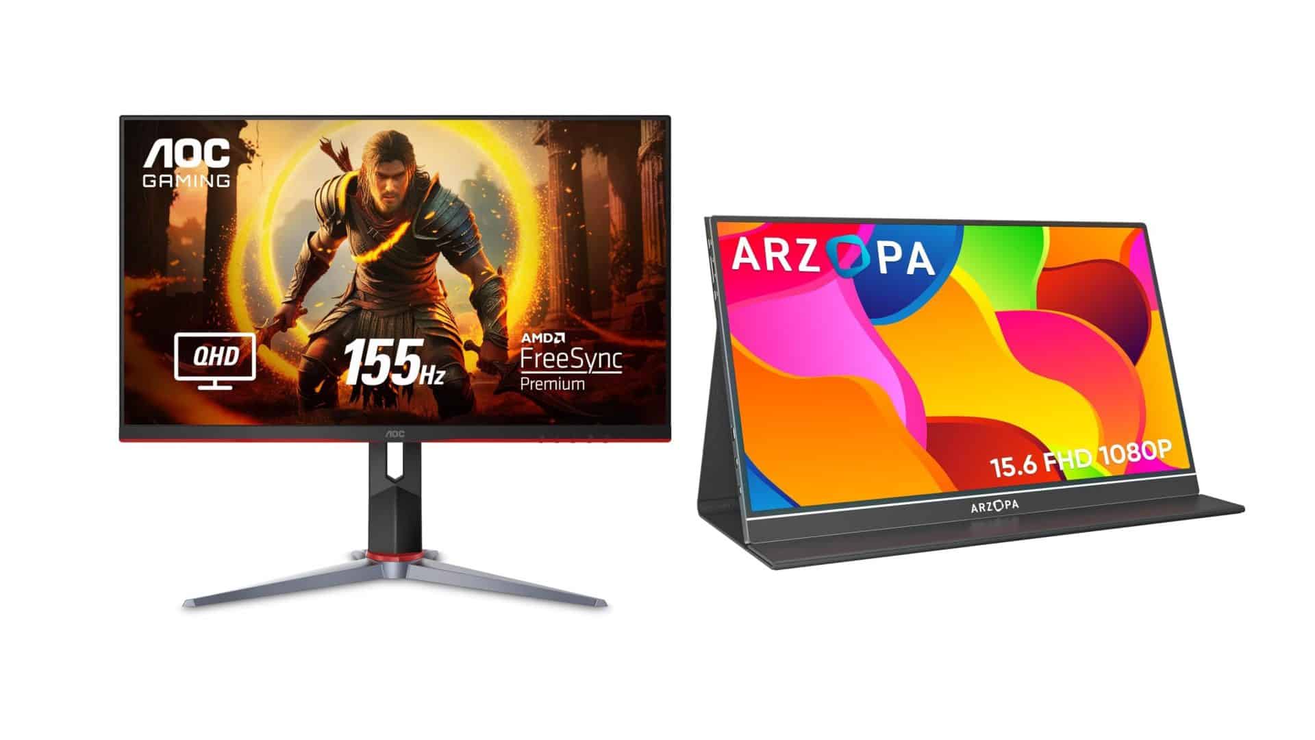 Monitores em oferta