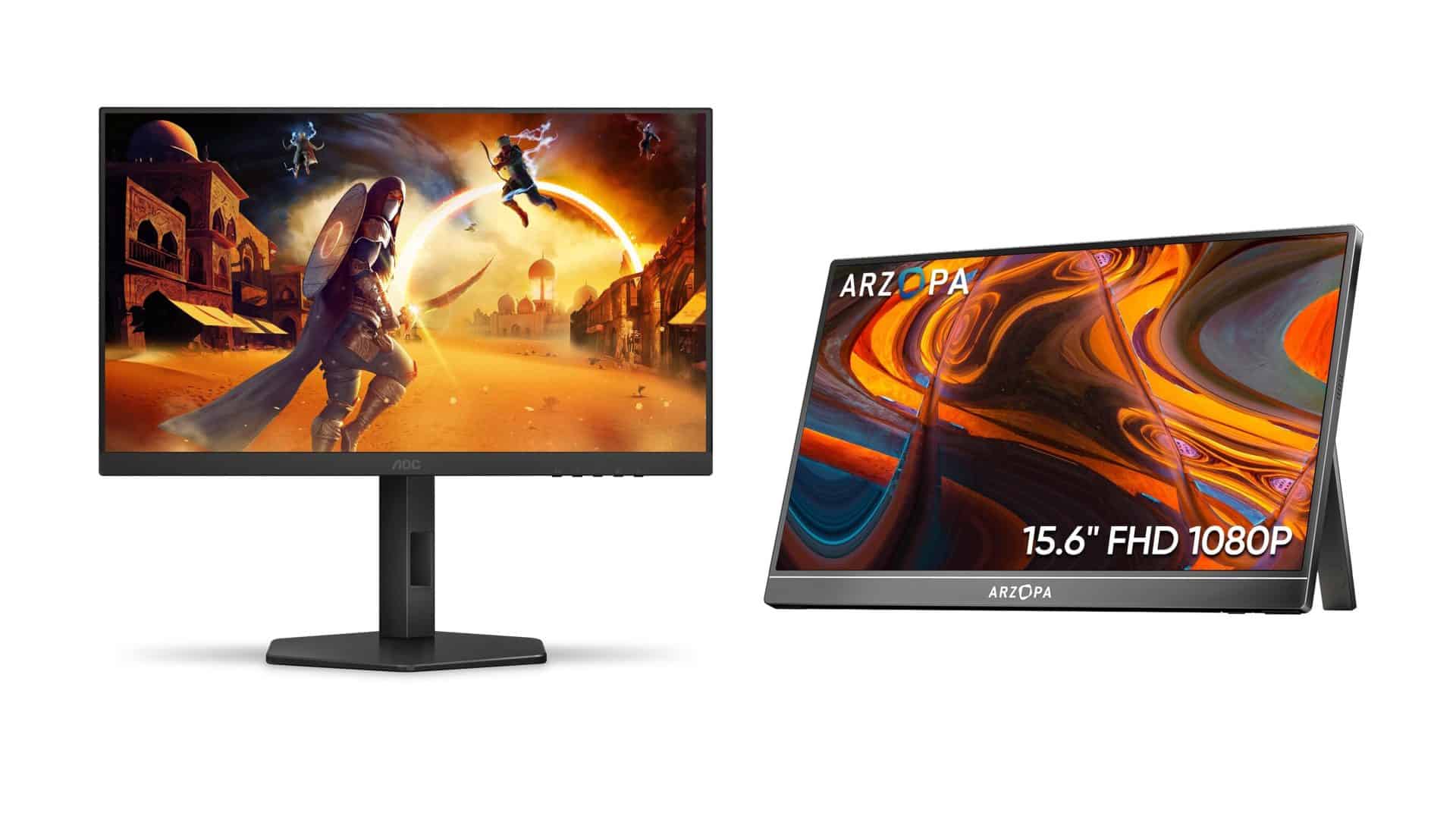 Monitores em oferta