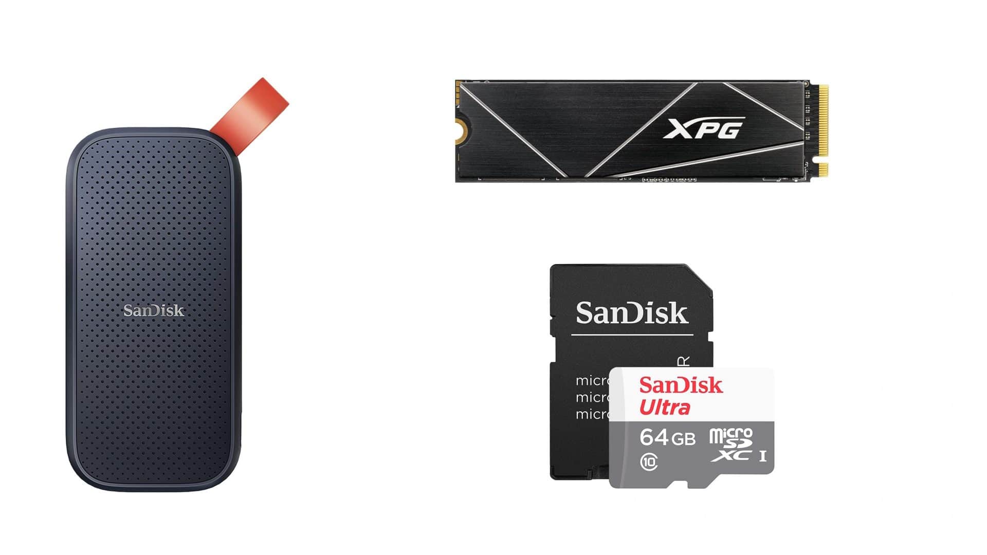 SSD e micro SD em oferta