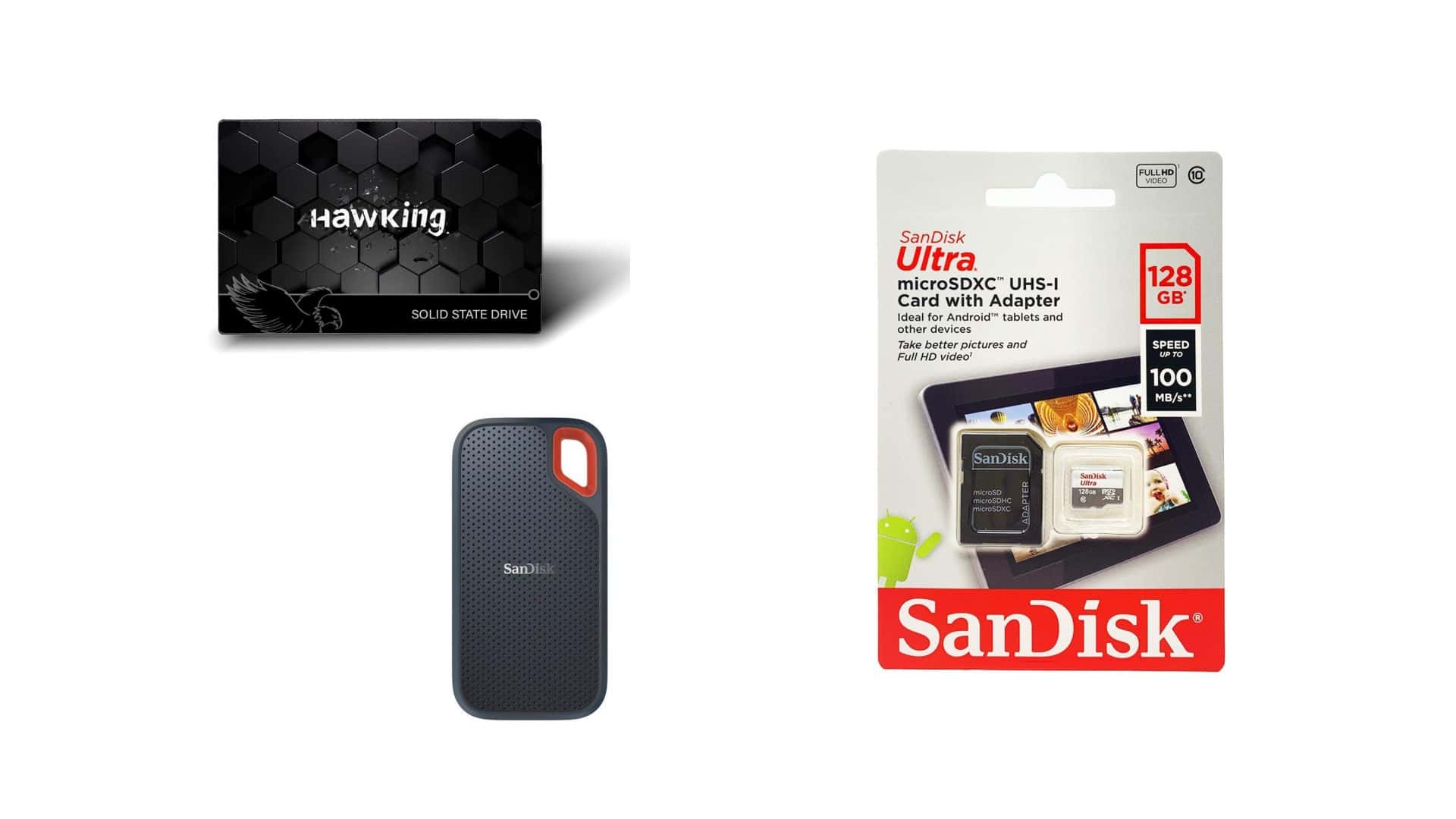 SSD e micro SD em oferta