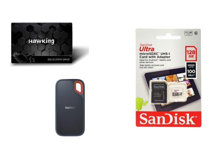 SSD e micro SD em oferta