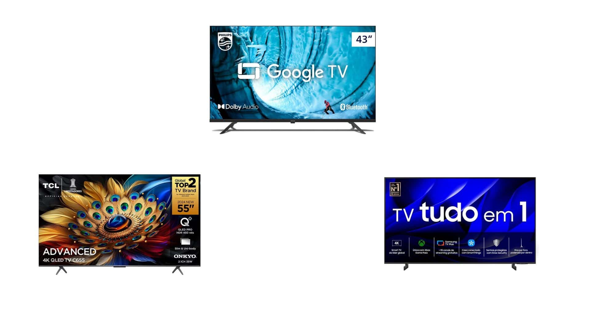 Smart TVs em oferta