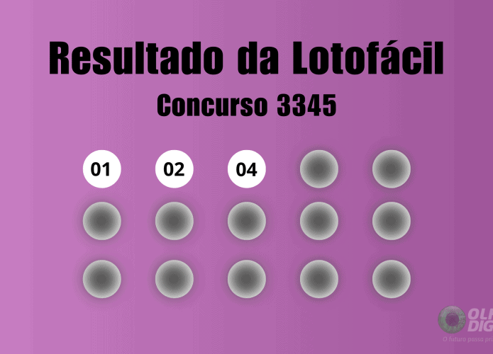 Resultado da Lotofácil 3345