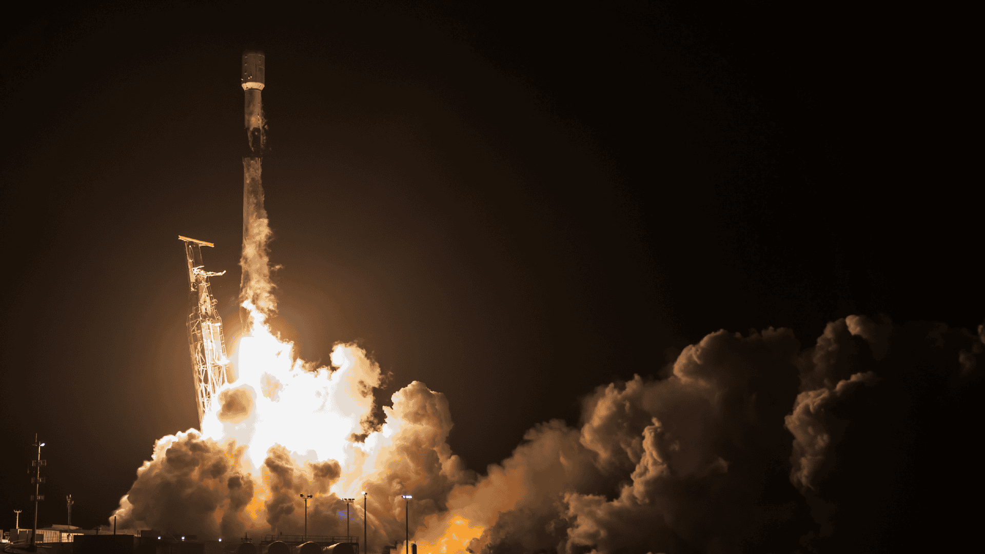 Lançamento do foguete Falcon 9, da SpaceX