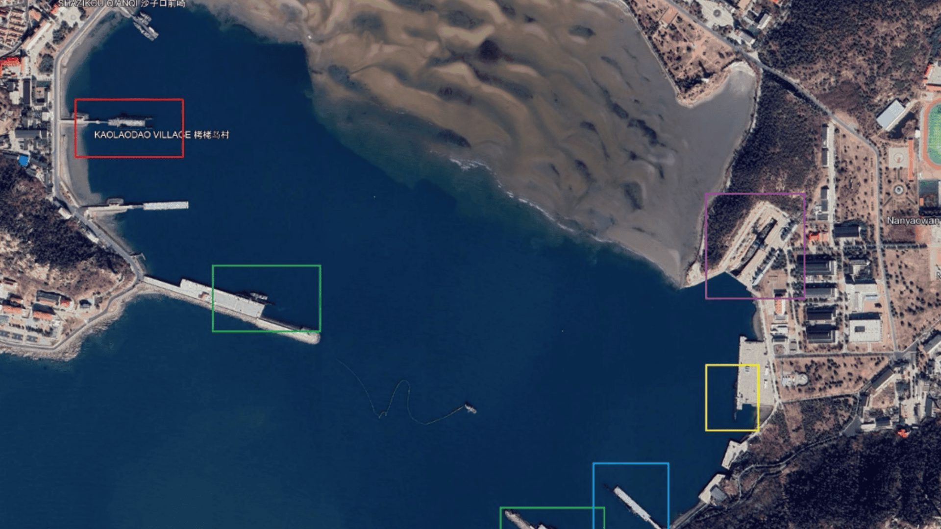 Imagem de satélite da China