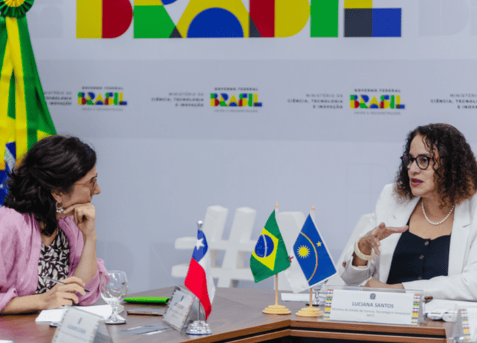 Encontro entre as ministras