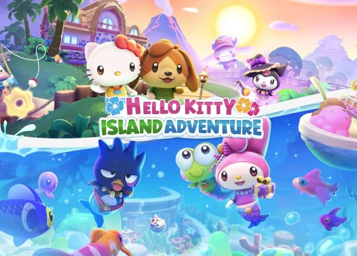 Pôster do jogo Hello Kitty Island Adventure