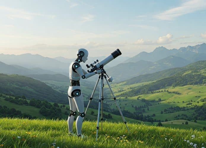 IA usando telescópio para caçar planetas