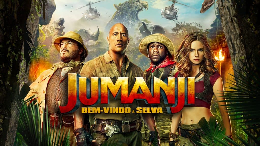 Jumanji: Bem-Vindo à Selva - filmes e séries com lutadores de World Wrestling Entertainment (WWE)