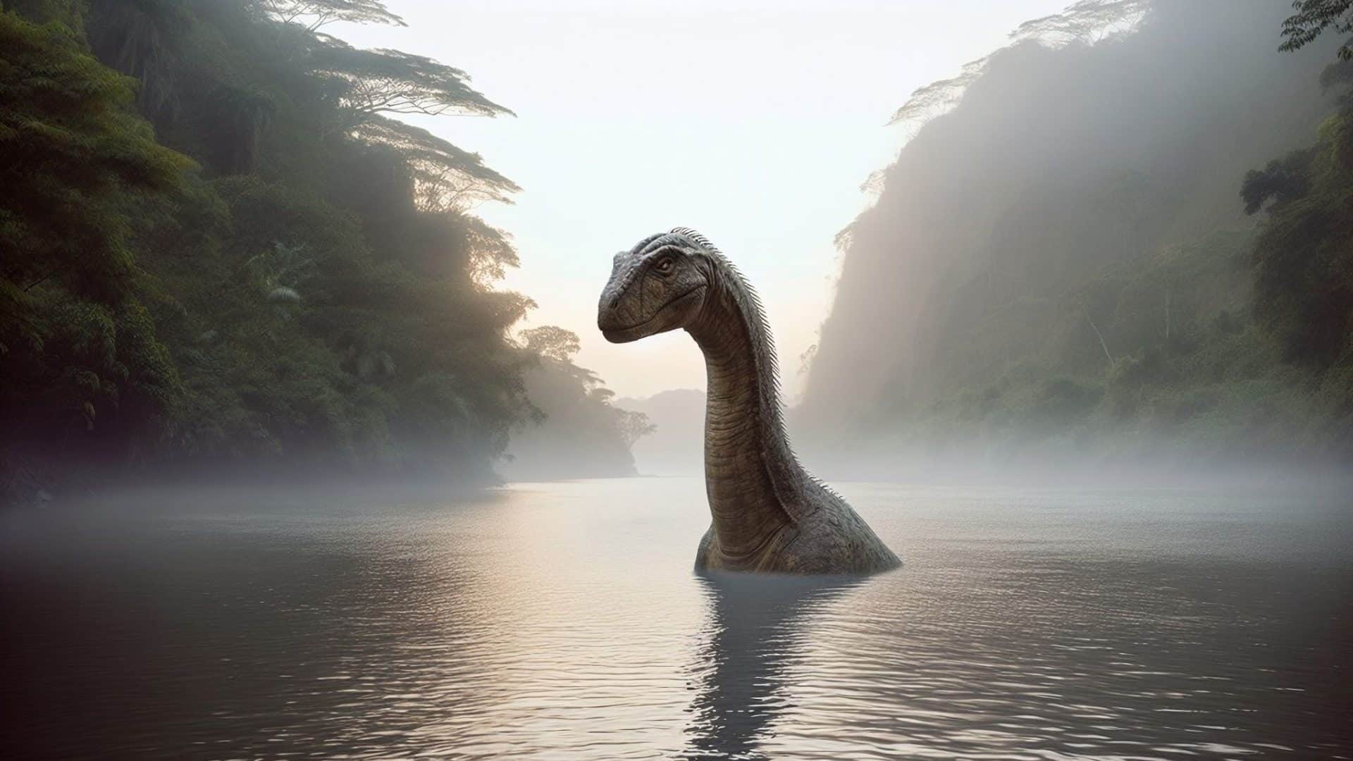 Montro do Congo Mokele-Mbembe feito por IA