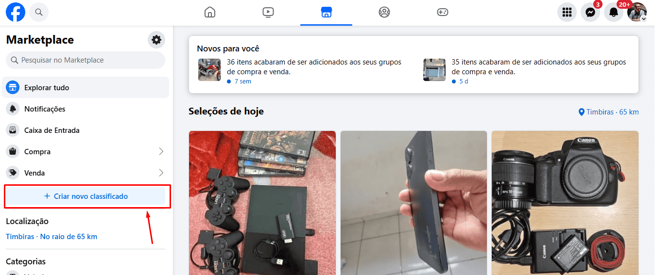 Segundo passo para vender pelo Marketplace