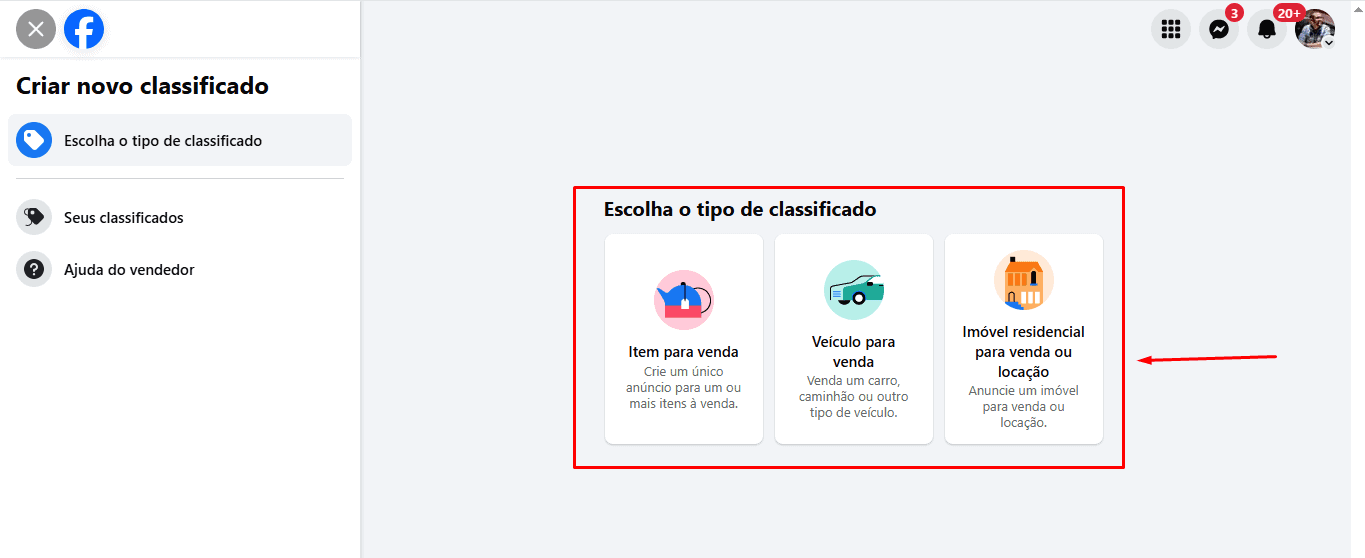 Terceiro passo para vender pelo Marketplace