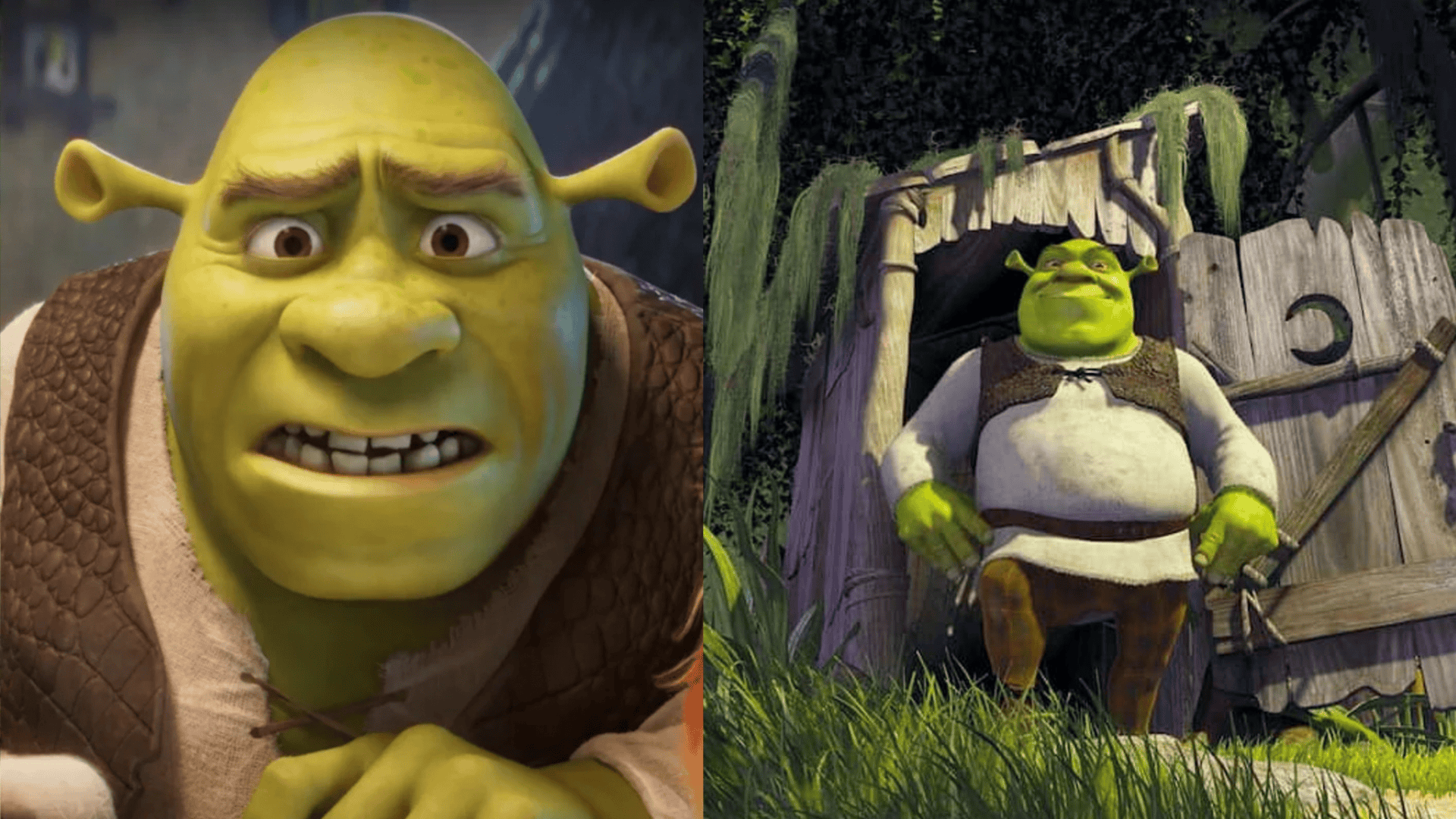 Shrek repaginado vs original