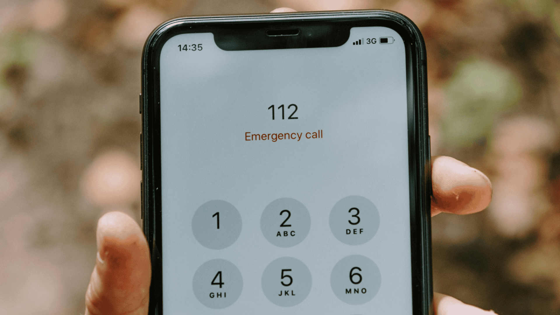 Tela de emergência no iPhone