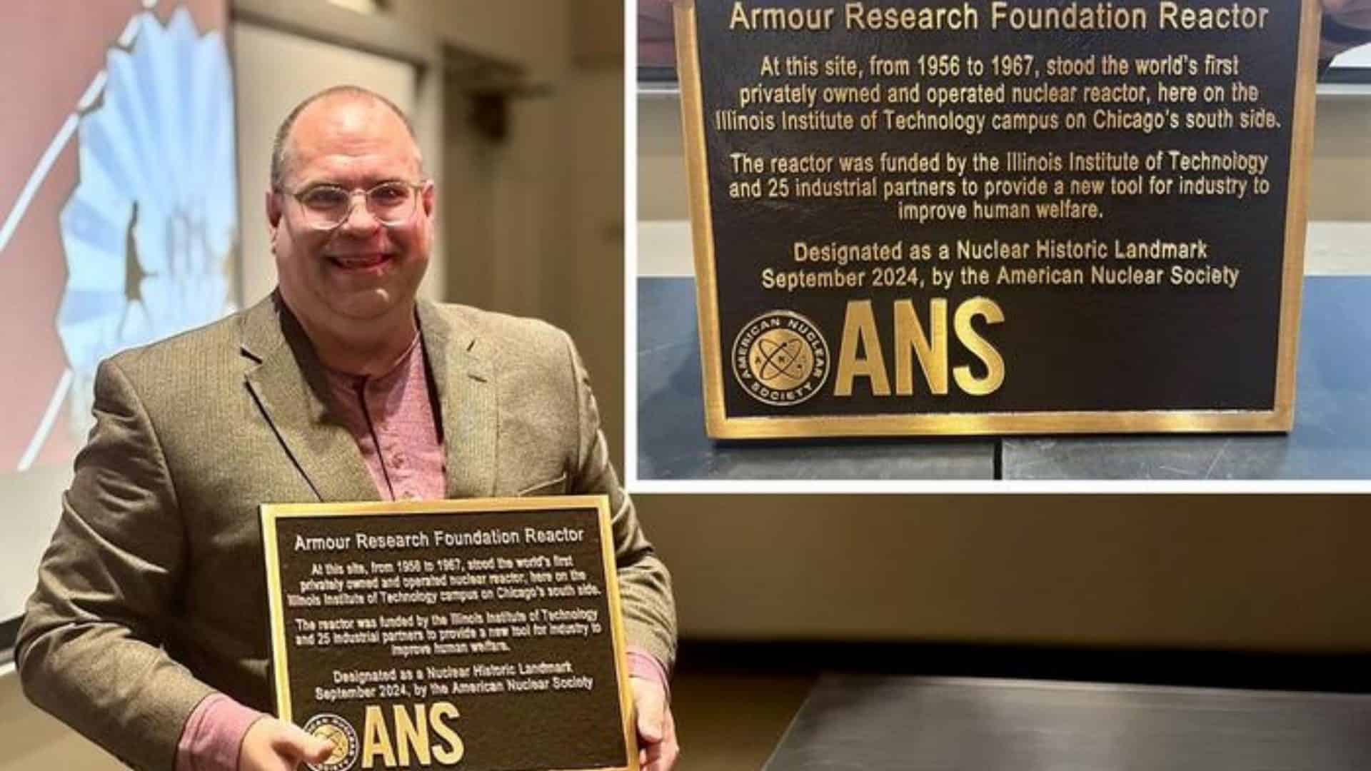 Vice reitor Illinois Institute of Technology após o reator ganhar reconhecimento