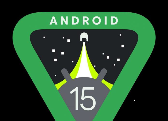 Logo do Android 15