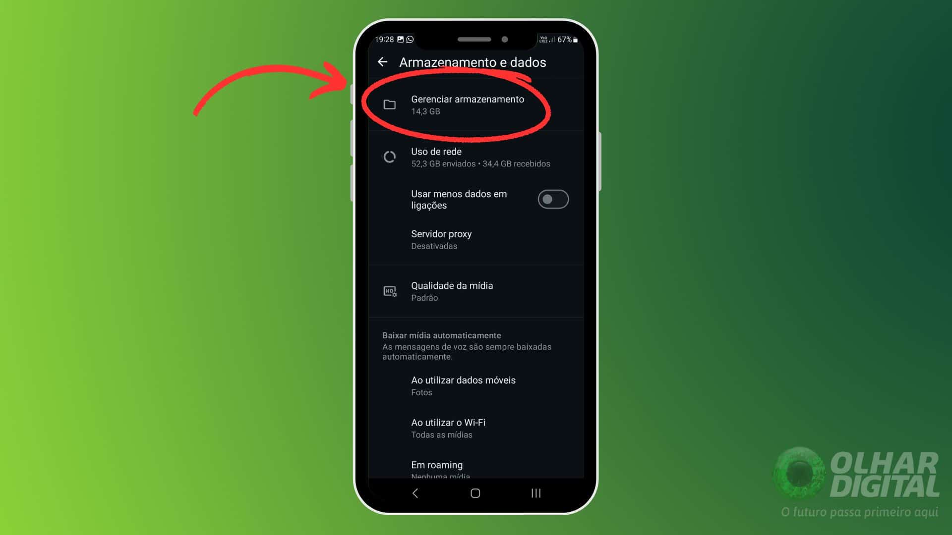 Como excluir fotos e vídeos no Android - Passo 3