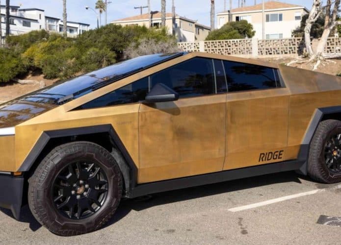 foto do carro cybertruck da tesla