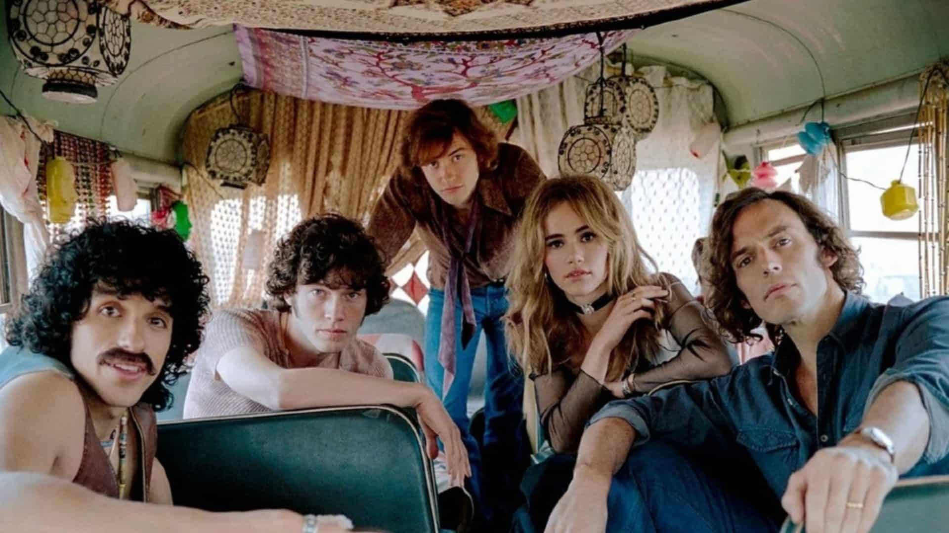 imagem do elenco da série daisy jones and the six