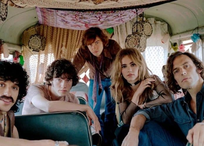 imagem do elenco da série daisy jones and the six