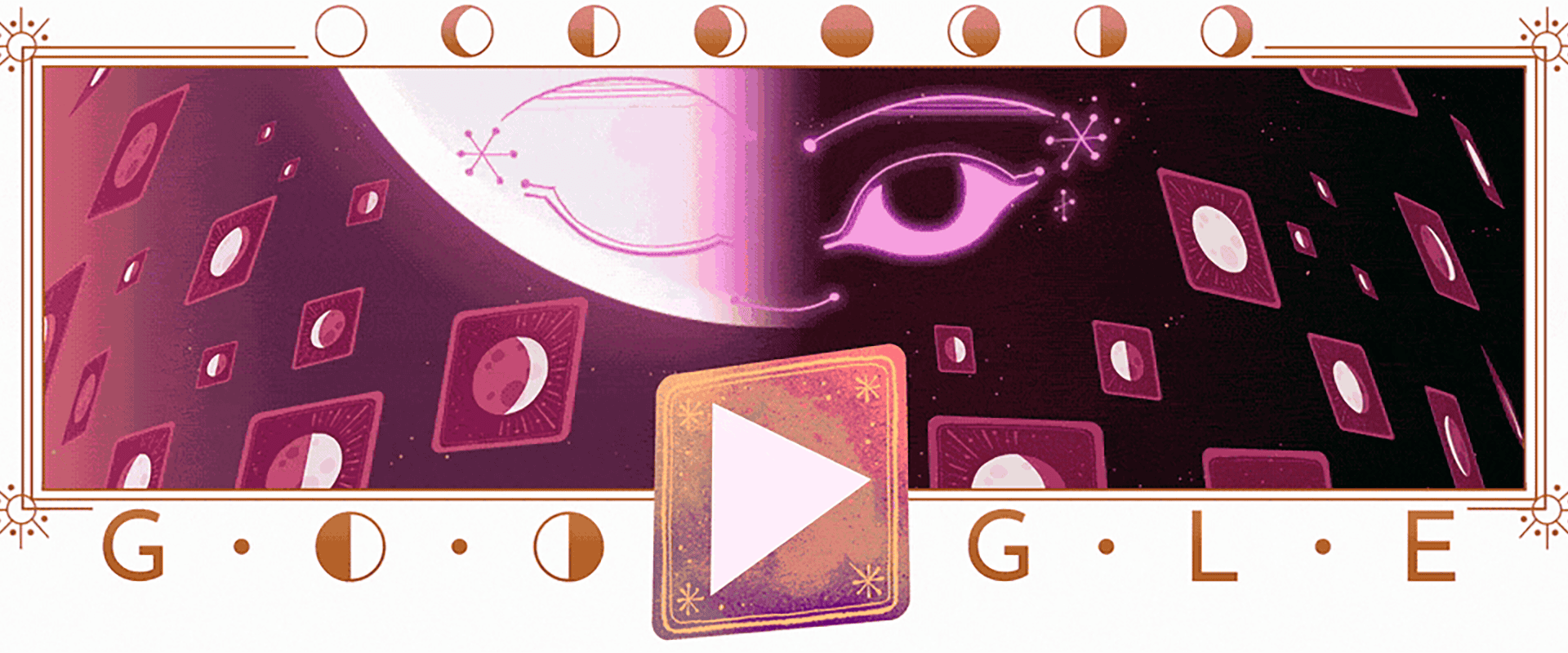 Imagem promocional do doodle no Google