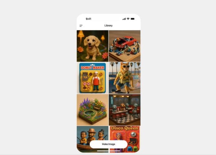 Galeria de imagens do ChatGPT