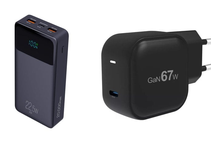 Carregadores e powerbanks em oferta
