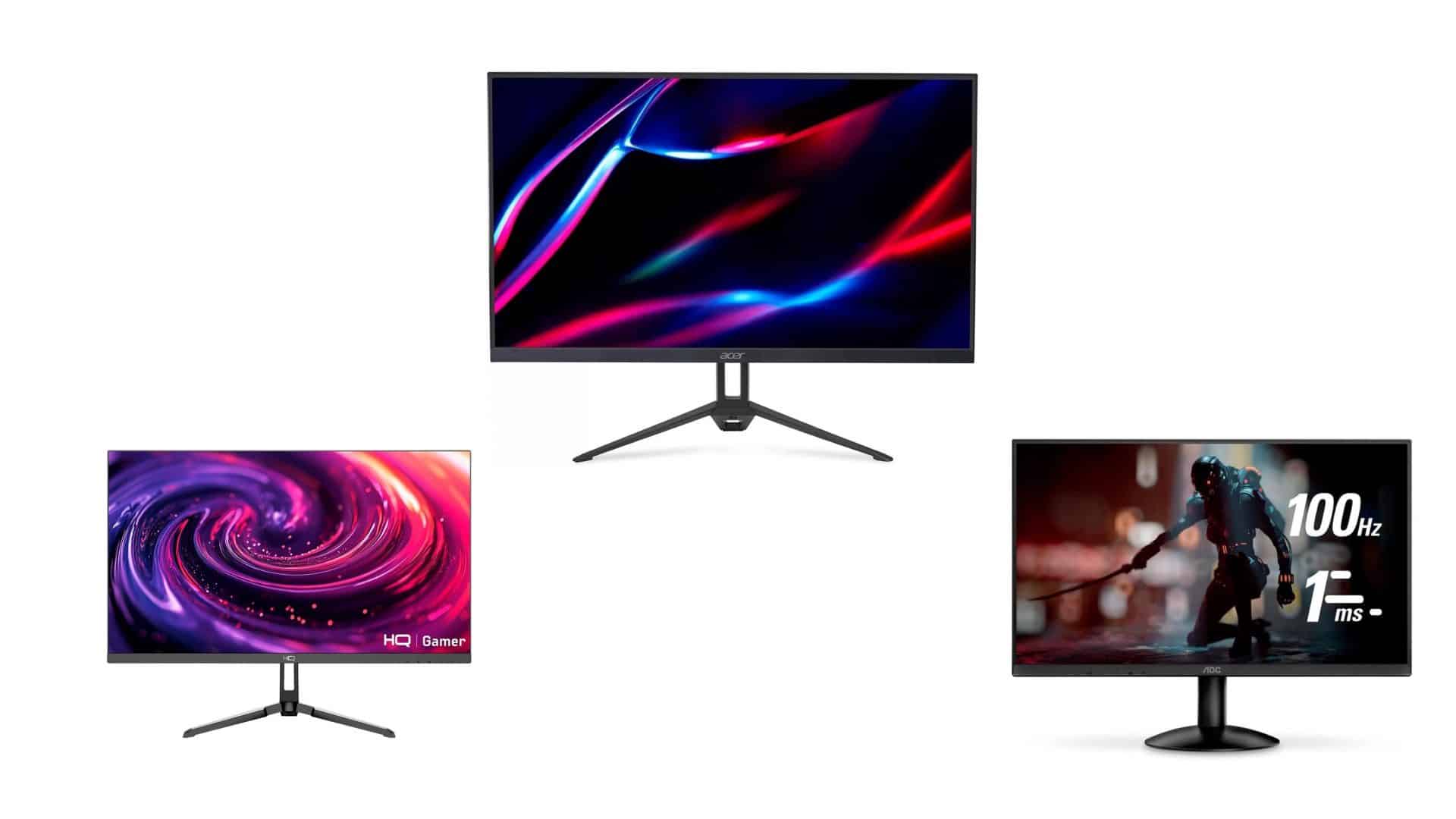 Monitores em oferta