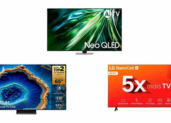 Smart TVs em oferta