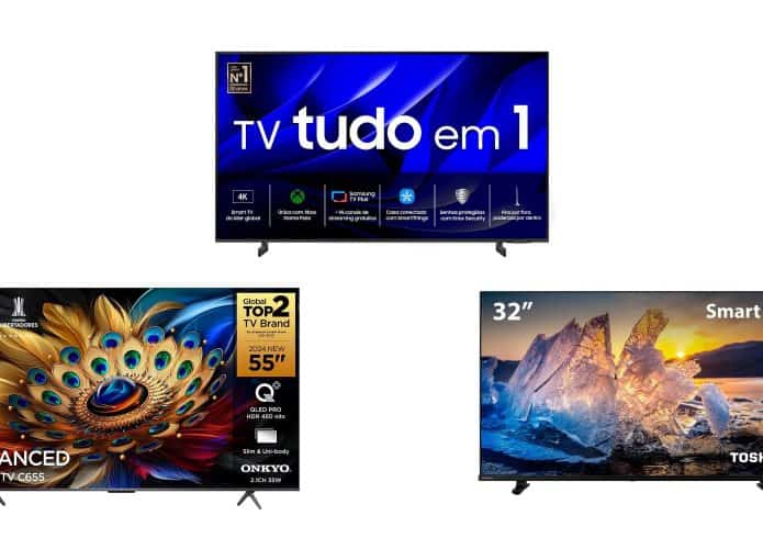 Smart TVs em oferta