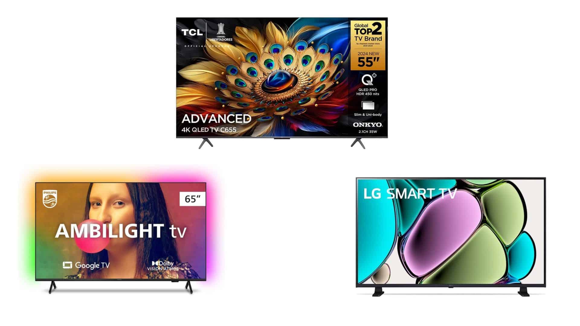 Ofertas em Smart TVs