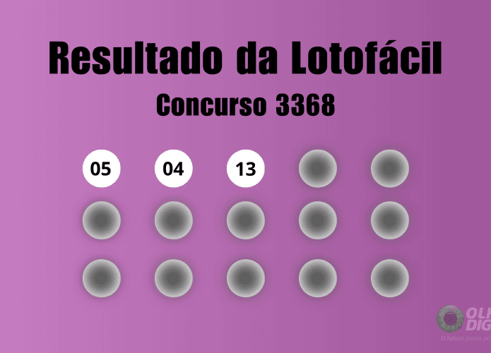 Lotofácil 3368